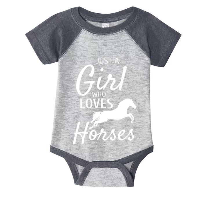 Who Loves Horses Riding Gifts Horse Lover Infant Baby Jersey Bodysuit