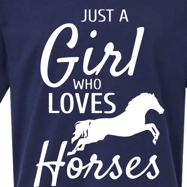 Who Loves Horses Riding Gifts Horse Lover Sueded Cloud Jersey T-Shirt