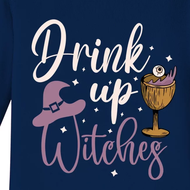 Wine Lover Halloween Witch Ing Costume Up Witches Meaningful Gift Baby Long Sleeve Bodysuit