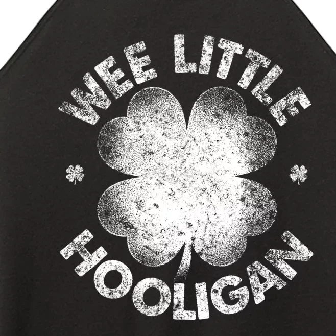 Wee Little Hooligan Funny St Patrick's Day Shamrock Women’s Perfect Tri Rocker Tank