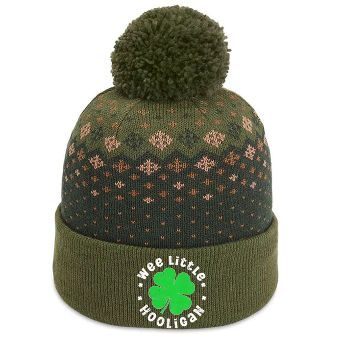 WEE LITTLE HOOLIGAN St. Patrick's Day The Baniff Cuffed Pom Beanie