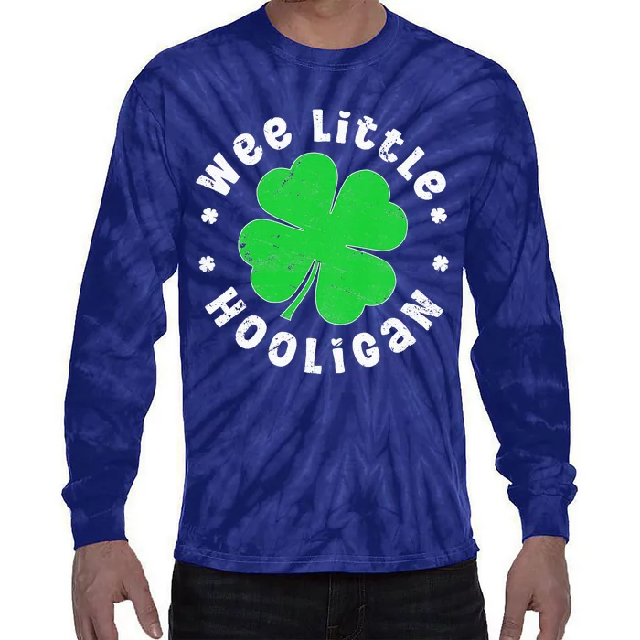 WEE LITTLE HOOLIGAN St. Patrick's Day Tie-Dye Long Sleeve Shirt