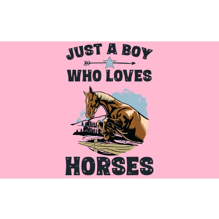 Who Loves Horses Shirts Horse Equestrian Bumper Sticker