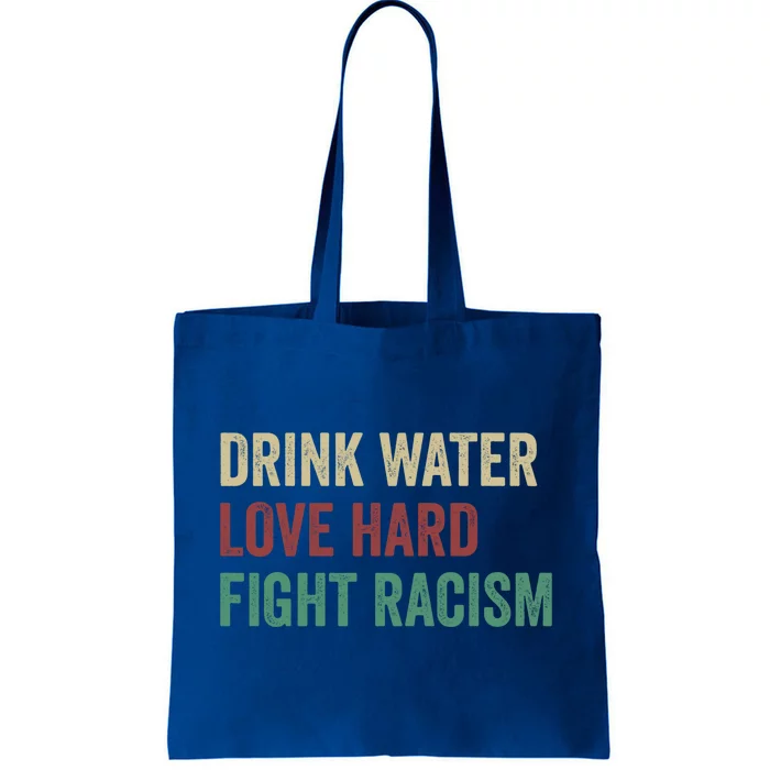 Water Love Hard Fight Racism Retro Vintage Gift Tote Bag