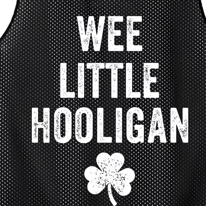 Wee Little Hooligan St Patricks Day Irish Baby Mesh Reversible Basketball Jersey Tank