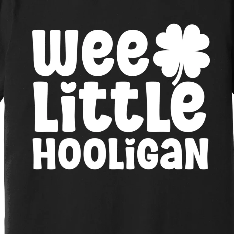 WEE LITTLE HOOLIGAN St. Patrick's Day Girl Premium T-Shirt