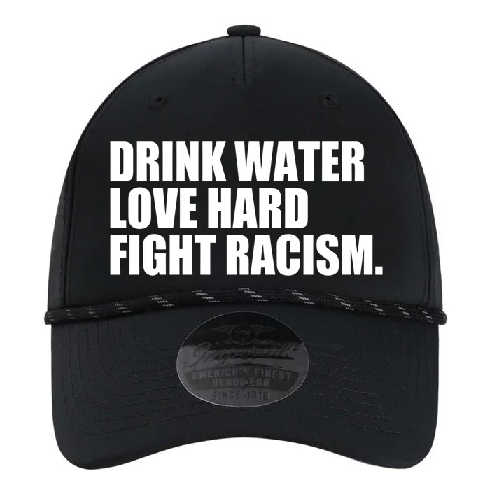 Water Love Hard Fight Racism Gift Performance The Dyno Cap