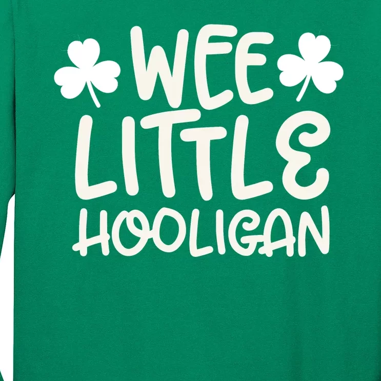 Wee Little Hooligan Happy Saint Patrick Day Gifts Long Sleeve Shirt