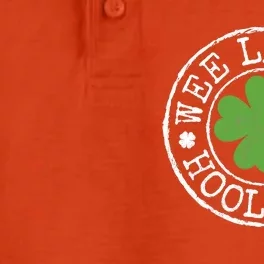 Wee Little Hooligan Funny Clovers Teen St Patrick's Day Dry Zone Grid Performance Polo