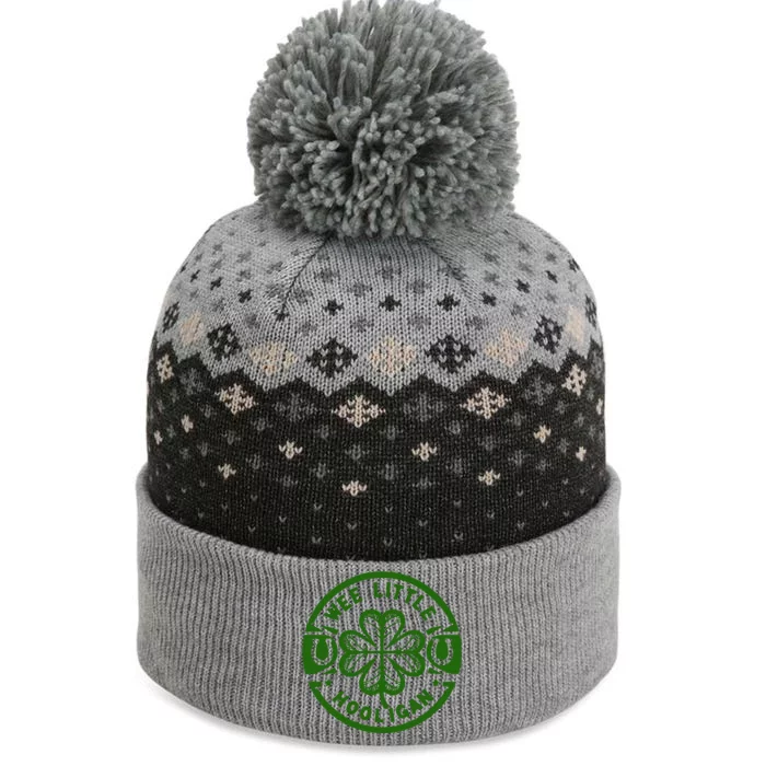 Wee Little Hooligan Bar Crawl The Baniff Cuffed Pom Beanie