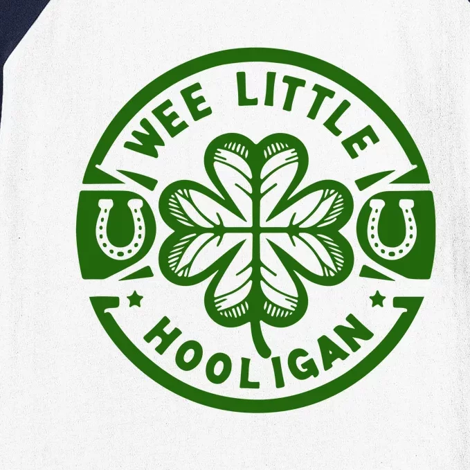 Wee Little Hooligan Bar Crawl Baseball Sleeve Shirt