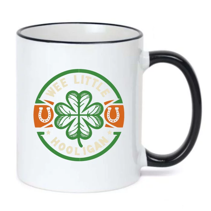 Wee Little Hooligans St Patricks Black Color Changing Mug