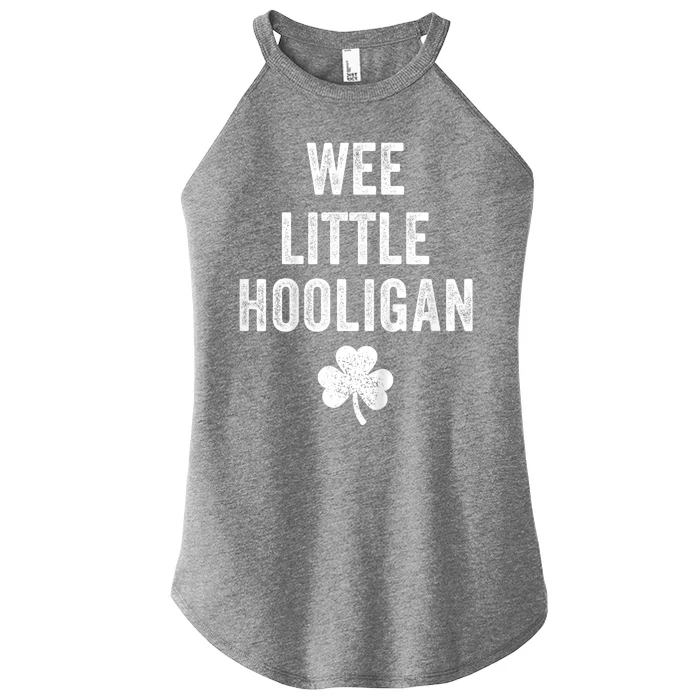 Wee Little Hooligan Boy St Patricks Day Irish Baby Women’s Perfect Tri Rocker Tank