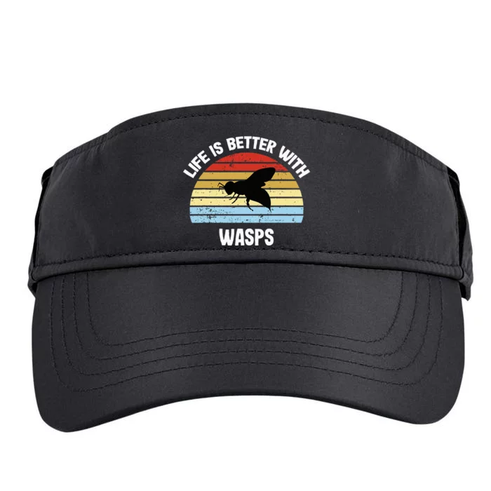 Wasp Life Is Better With Wasps Adult Drive Performance Visor