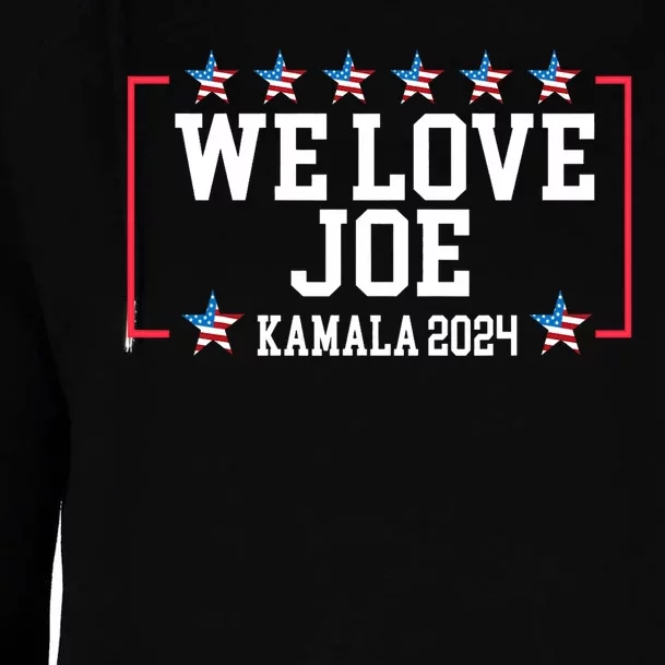 We Love Joe & Madam President Womens Funnel Neck Pullover Hood