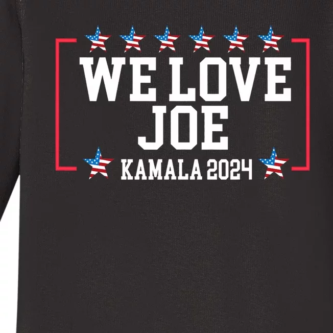 We Love Joe & Madam President Baby Long Sleeve Bodysuit