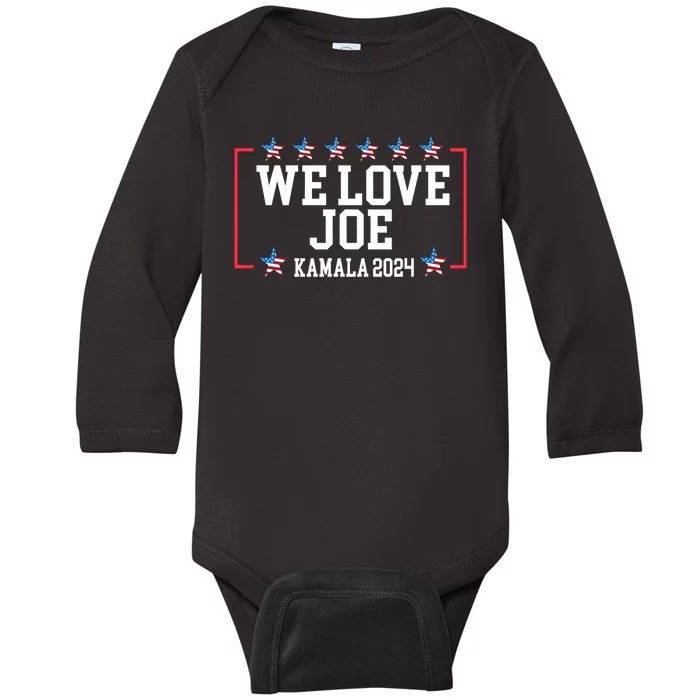 We Love Joe & Madam President Baby Long Sleeve Bodysuit