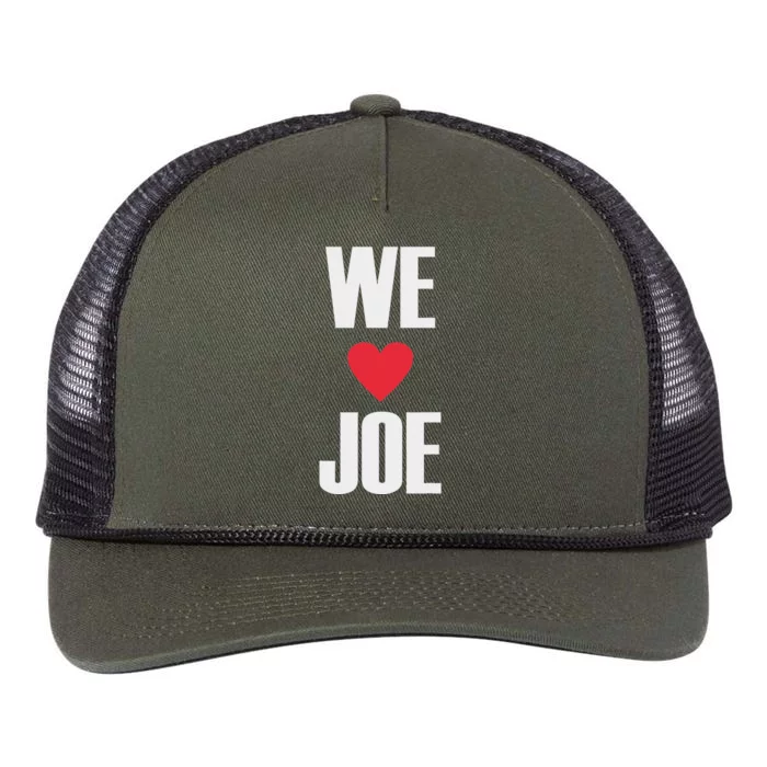 We Love Joe Biden 46th President United States Democrat Dnc Retro Rope Trucker Hat Cap