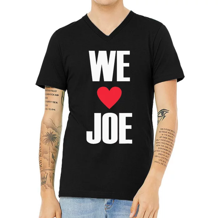 We Love Joe Biden 46th President United States Democrat V-Neck T-Shirt