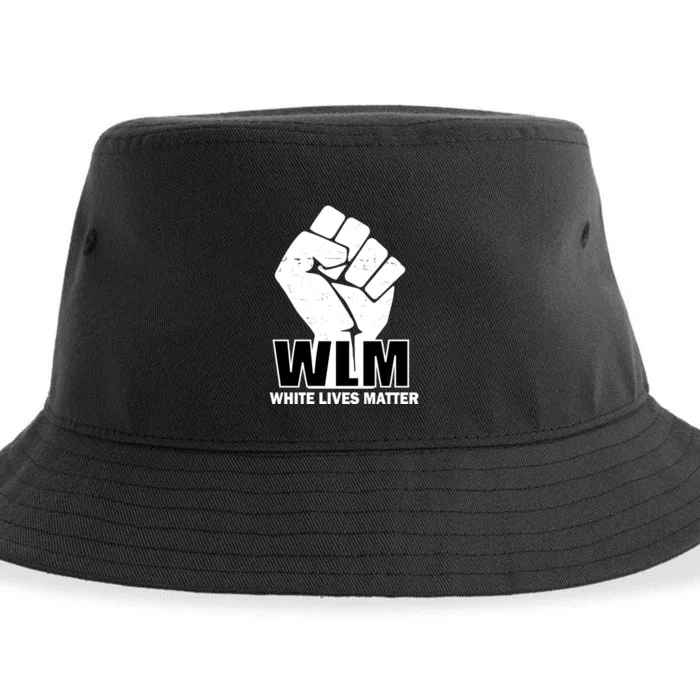 WLM White Lives Matters Fist Sustainable Bucket Hat