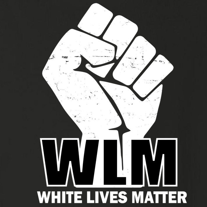 WLM White Lives Matters Fist Toddler Long Sleeve Shirt