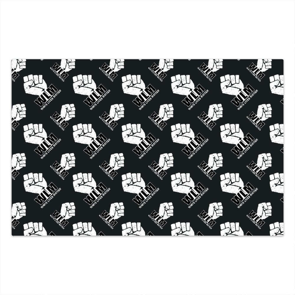 WLM White Lives Matters Fist Wrapping Paper