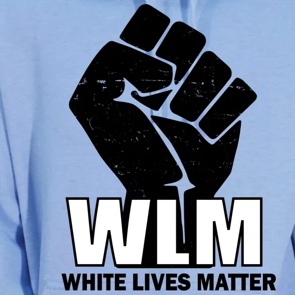 WLM White Lives Matters Fist Unisex Surf Hoodie