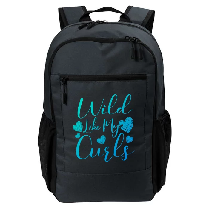 Wild Like My Curls Funny Curly Haired Gift Daily Commute Backpack