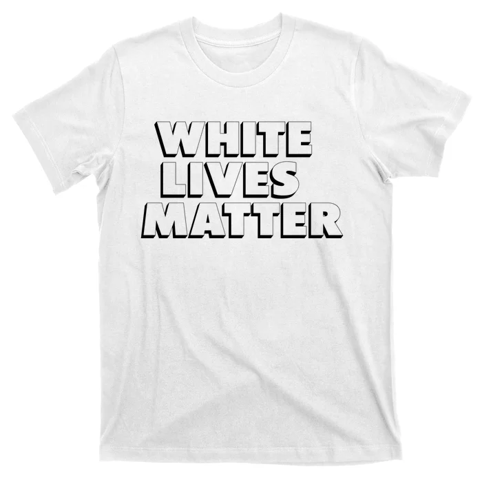 White Lives Matter Funny 3D White Lives Matter Trending Political Humor ...