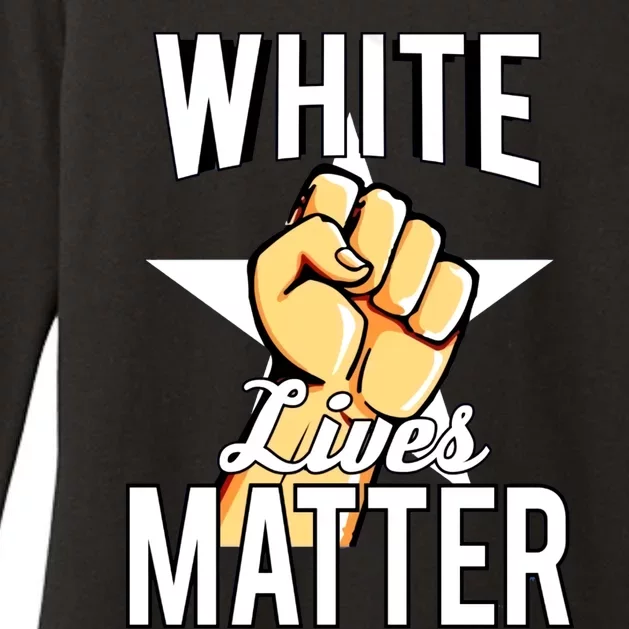 White Lives Matter Civil Rights Equality Womens CVC Long Sleeve Shirt