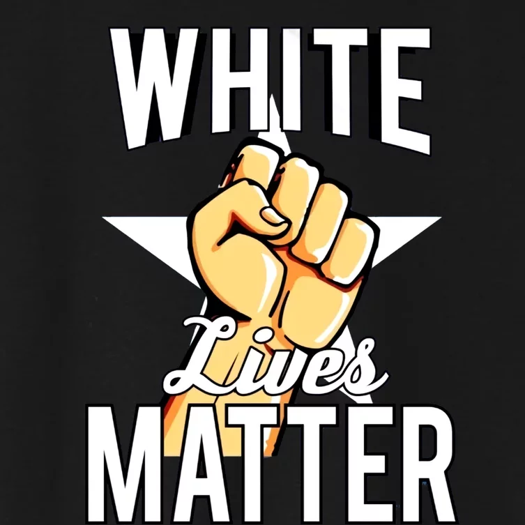 White Lives Matter Civil Rights Equality Women's Crop Top Tee