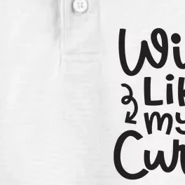 Wild Like My Curls Cute Natural Curly Hair Funny Dry Zone Grid Performance Polo