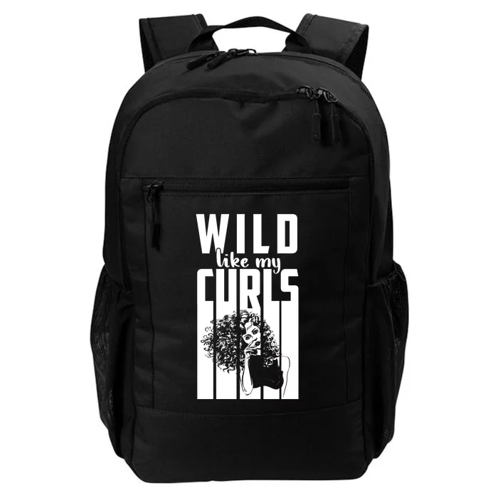 Wild Like My Curls Cute Curly Haired And Gift Cute Gift Daily Commute Backpack