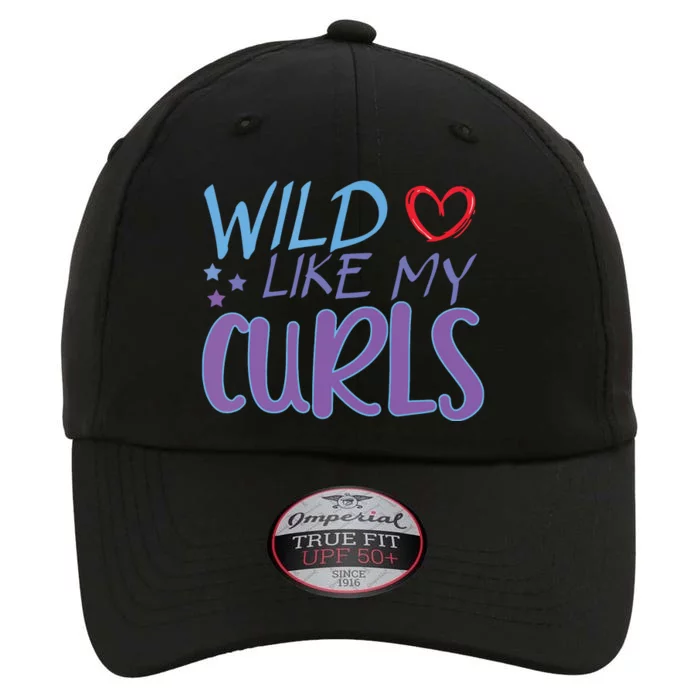 Wild Like My Curls Funny Curly Haired Girl The Original Performance Cap