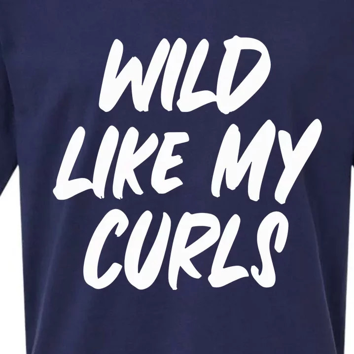 Wild Like My Curls Natural Hair Curly Sueded Cloud Jersey T-Shirt