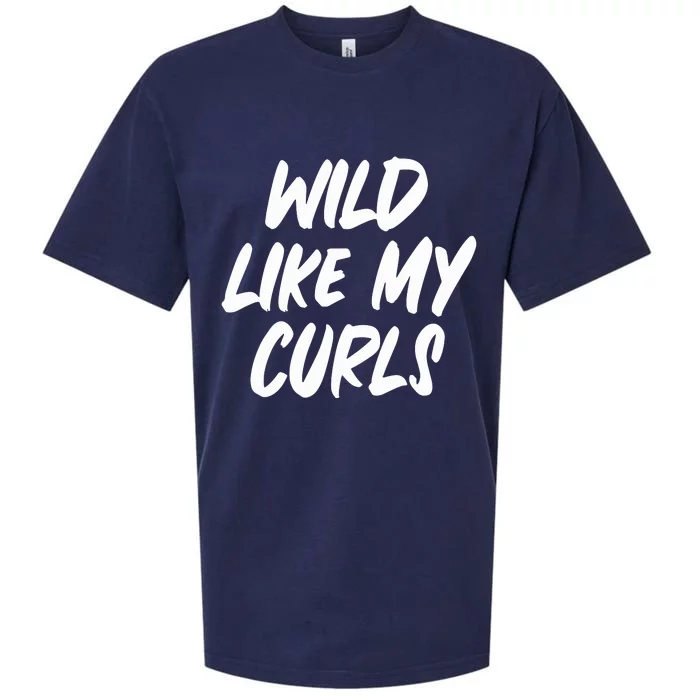 Wild Like My Curls Natural Hair Curly Sueded Cloud Jersey T-Shirt