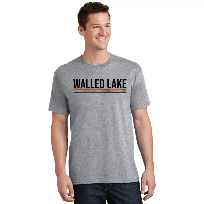 Walled Lake Michigan Retro T-Shirt