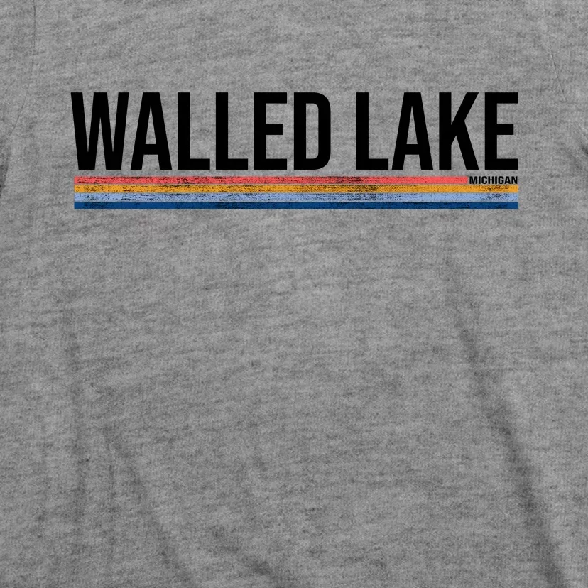 Walled Lake Michigan Retro T-Shirt