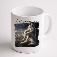 Wolf Literally Me Funny Meme Coffee Mug