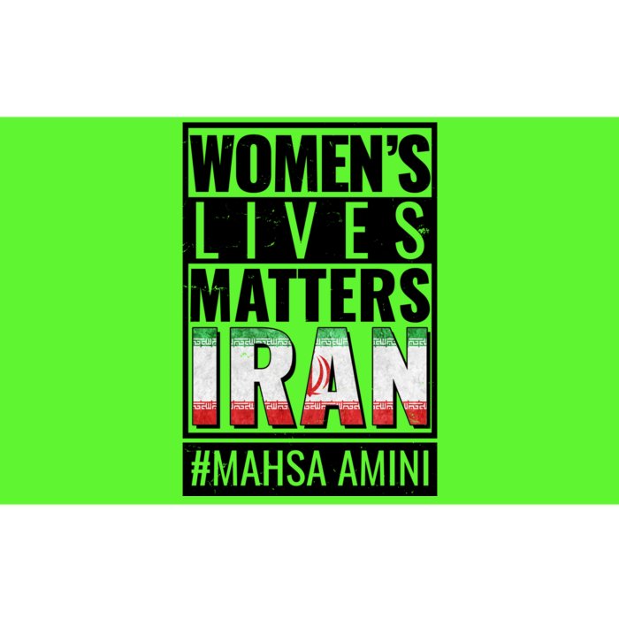 Women's Lives Matter IRAN #Mahsa Amini Bumper Sticker