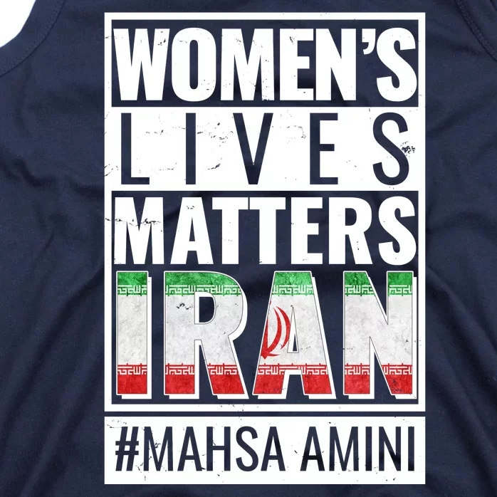 Women's Lives Matter IRAN #Mahsa Amini Tank Top