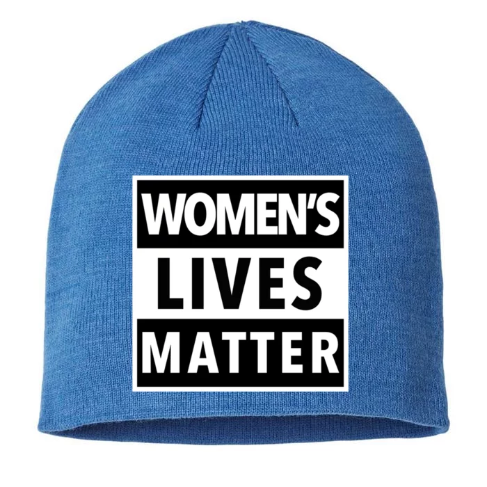 Wo's Lives Matter Meaningful Gift 8 1/2in Sustainable Knit Beanie