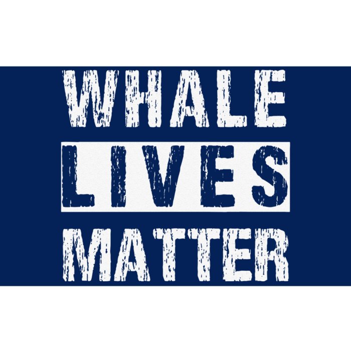 Whale Lives Matter Whales Funny Marine Biology Biologist Bumper Sticker