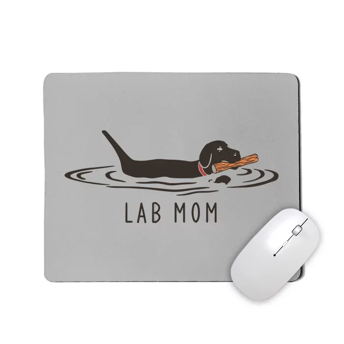 Womens Lab Mom Labrador Retriever Dog Owner Mousepad