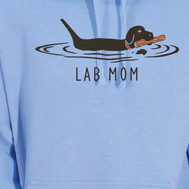 Womens Lab Mom Labrador Retriever Dog Owner Unisex Surf Hoodie