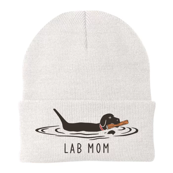 Womens Lab Mom Labrador Retriever Dog Owner Knit Cap Winter Beanie