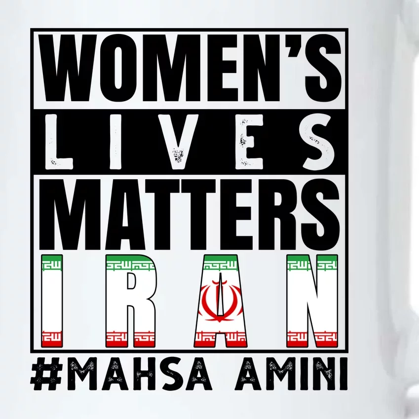 Women's Lives Matter Mahsa Amini Iran Support Black Color Changing Mug