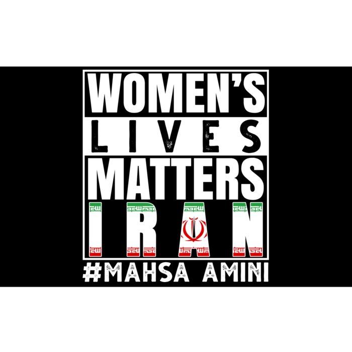 Women's Lives Matter Mahsa Amini Iran Support Bumper Sticker