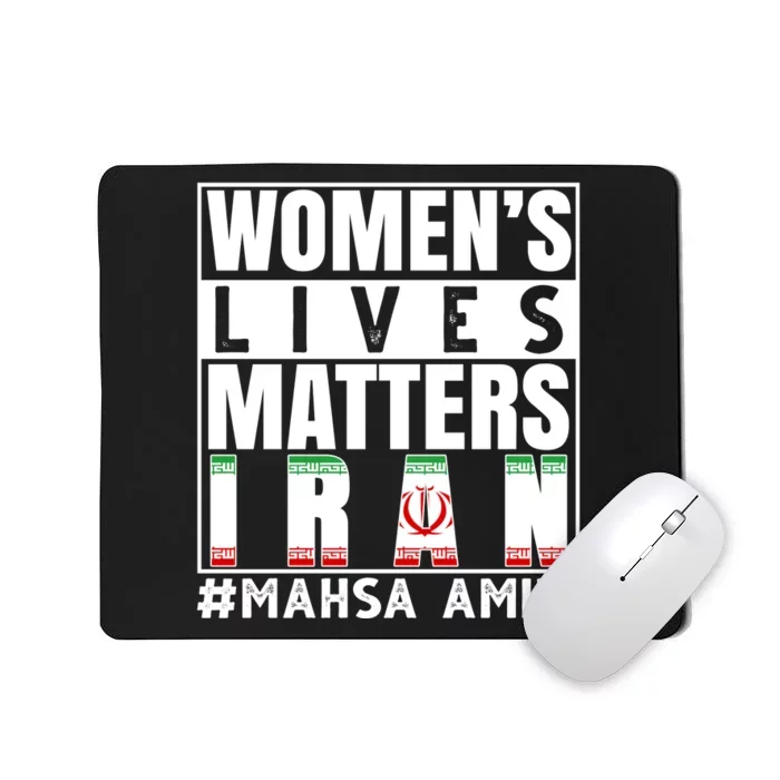 Women's Lives Matter Mahsa Amini Iran Support Mousepad