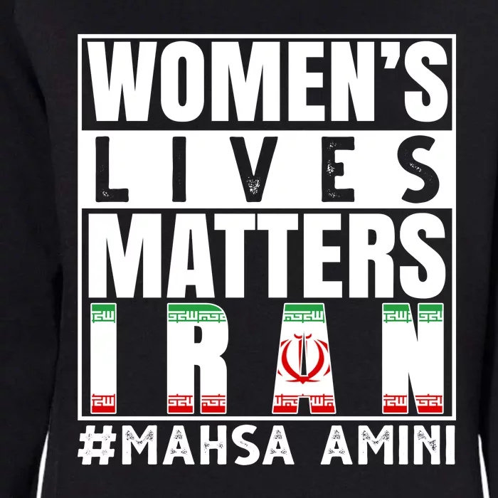 Women's Lives Matter Mahsa Amini Iran Support Womens California Wash Sweatshirt